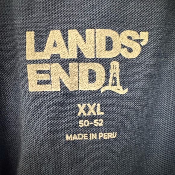 Set of 2 Men's Lands' End Short Sleeve T Shirts Size XXL 100% Cotton - Picture 8 of 14